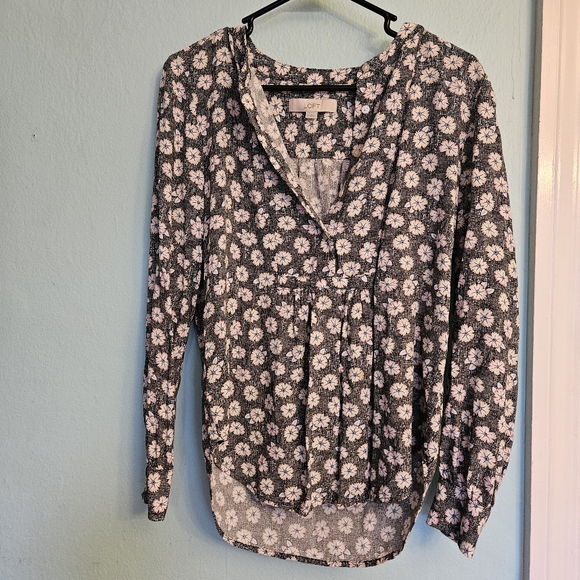 Loft EUC Floral Print Women's Top • Size XS - Picture 4 of 11